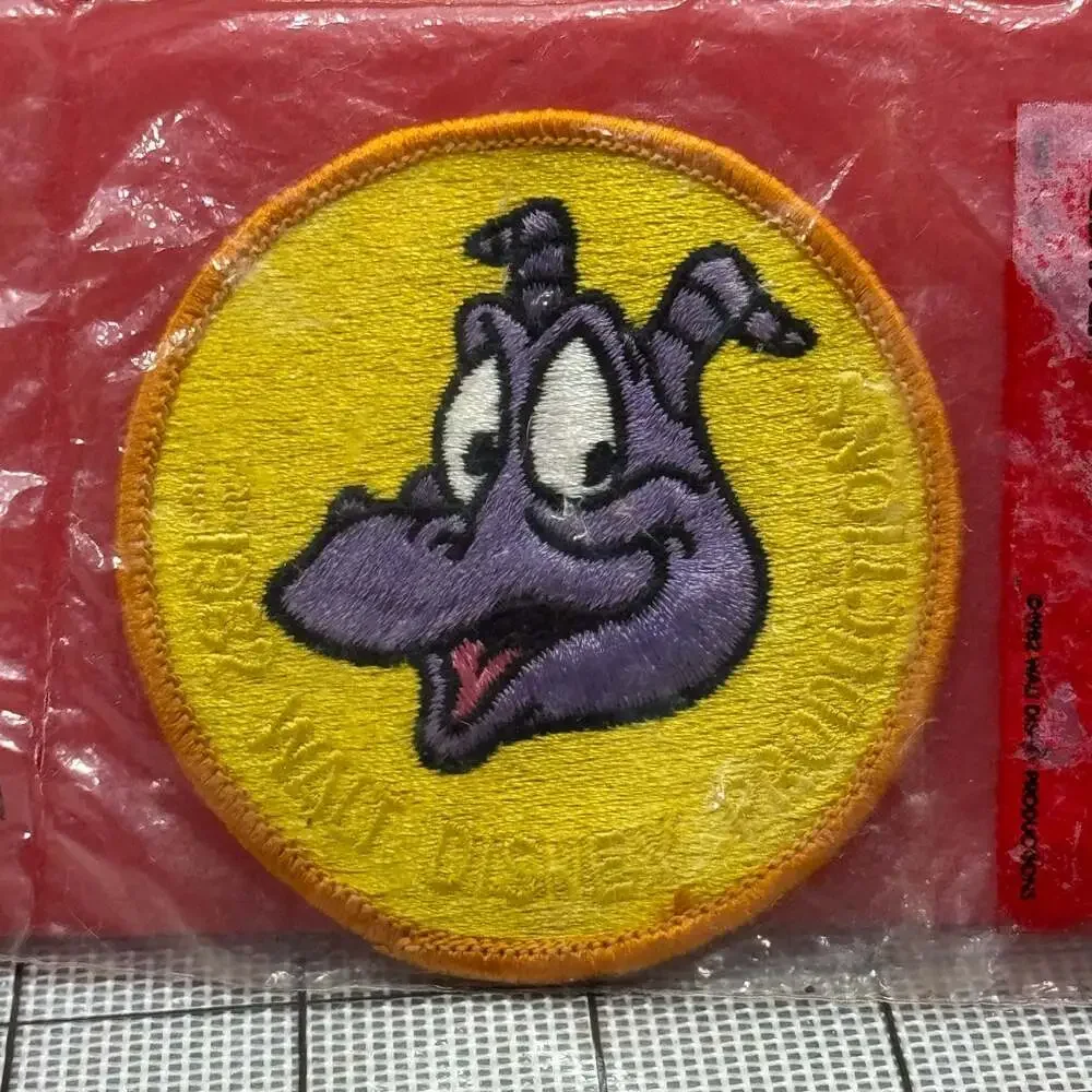 Vintage Disney Epcot Figment Dragon Embroidered Patch NIP Sealed New NOS 1982